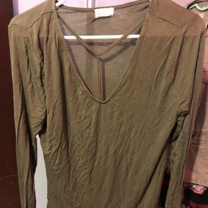 Olive green long sleeve